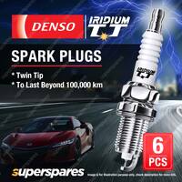 6 x Denso Iridium TT Spark Plugs for Mitsubishi GTO Z1A Triton MK ML MN 6G74 3.5