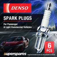 6 x Denso Nickel Spark Plugs for Nissan Patrol MK MQ GQ W160 P40 4.0L 6Cyl 12V