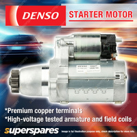 Denso New Starter Motor 12 Volts 1.6KW - Maximum Cranking Torque Reliability