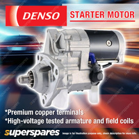 Denso New Starter Motor 12 Volts 5.0KW - Maximum Cranking Torque Reliability