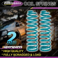 2x Rear Dobinsons 45mm Coil Springs for Toyota Landcruiser Prado 70 Series