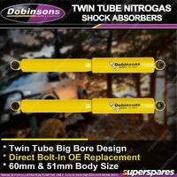 Front Dobinsons Twin Tube Nitro-Gas Shock Absorbers for Ford F Series F150 14-20
