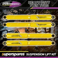 F + R Dobinsons Heavy Duty Twin Tube Gas Shock Absorbers for Jeep Wrangler JK