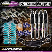 Dobinsons 4" IMS Shocks Coil Leaf Lift Kit for Toyota Landcruiser 78 79 1999-On