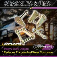 4pcs Rear Dobinsons Leaf Springs Shackle + Pins for Toyota Hilux Vigo 4x2 05-on