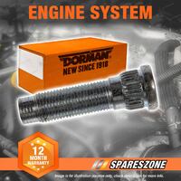 Dorman 1/2-20 Serrated Wheel Stud - 0.627 Inch Knurl 1-31/32 Inch Length