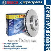 2 Pcs Bosch Disc Brake Rotors PBR2107 Premium Quality Long Life