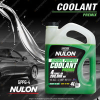 Nulon General Purpose Premix Coolant - Green 4L GPPG-4 Quality Guarantee