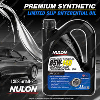 Nulon 85W-140 Limited Slip Differential Oil LSD85W140-2.5 2.5 Litre