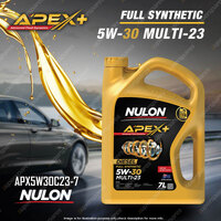 Nulon Full SYN APEX+ 5W-30 Multi-23 Diesel Engine Oil 7L APX5W30C23-7