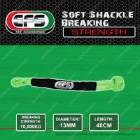 EFS 40cm Green Soft Shackle Breaking Strength 10000kg 13mm Diameter for offroad