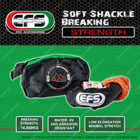 EFS Recovery Soft Shackle Orange 14T Minimum Breaking Strength Water Resistant