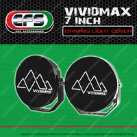 EFS Vividmax 7" Driving Light Cover - Black Tough Polycarbonate Cover