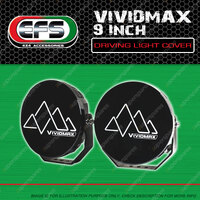 EFS Vividmax 9" Driving Light Cover - Black Tough Polycarbonate Cover