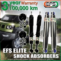 Front + Rear STD Height EFS Elite Shock Absorbers for Mazda BT50 4WD 2011-2020