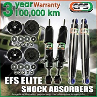 Front + Rear STD Height EFS Elite Shock Absorbers for Nissan Navara NP300 Leaf