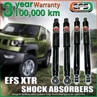 F + R 50mm Lift EFS XTR Shock Absorbers for Toyota Landcruiser HZJ FZJ 80 105