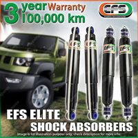 Front + Rear 80mm Lift EFS Elite Shock Absorbers for Toyota 4 Runner Leaf Front