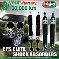 Front + Rear EFS 45mm Lift Elite Shock Absorbers for LDV D90 2017-ON