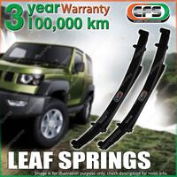 Pair Front EFS 90mm Lift Leaf Springs Up to 75kg for Ford F250 V8 Diesel 00-On