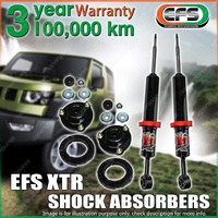 Pair Front EFS 40mm Lift XTR Shock Absorbers for Mazda BT50 2WD High chassis