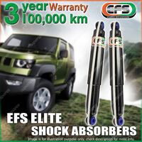 Front EFS ELITE Shock Absorbers for Landrover County 110 Series 84-91 50mm Lift