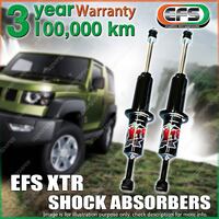 Front EFS XTR Shocks for Toyota Hilux KUN26 N70 Vigo Single Dual Cab 50mm Lift
