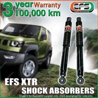 Front EFS XTR Shock Absorbers for Landcruiser HZJ 76 78 79 Series 50mm Lift