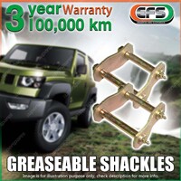 Rear EFS Greaseable Swing Shackles for Mitsubishi Triton ME MF MG MH MJ 86-96
