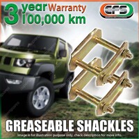 2 x Rear EFS Leaf Springs Swing Shackles for Holden Drover All Models