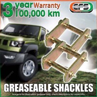 Rear EFS Greaseable Swing Shackles for Ford Maverick Leaf Front Rear Axle