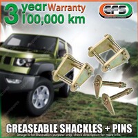Rear EFS Anti inversion Shackles + Pins for TOYOTA LANDCRUISER 60 Series