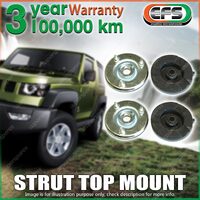 Pair Front EFS Strut Top Mounts for Nissan Navara D40 STX 550 V6 NP300 4WD