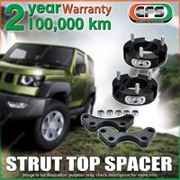 Pair EFS Front Strut Top Spacers 50mm lift for Holden Colorado 2012+ Chevy