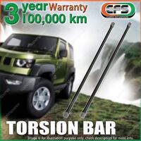 Pair EFS Heavy Duty Torsion Bar for Toyota Landcruiser IFS HZ100J HDJ100 Diesel