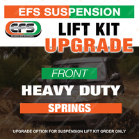 Upgrade Option - Front Heavy Duty Rating Springs - Purchase with Lift Kit