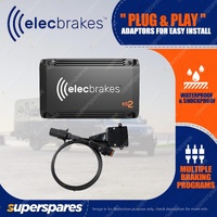Elecbrakes Electric Brake Controller + Adaptor Bundle A7SR-12 Socket