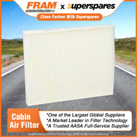 Fram Cabin Filter for Ford Fiesta TDCi WP WQ 4Cyl 1.3L - 2.6L Height 34mm
