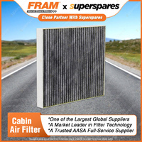1 Piece Fram Cabin Air Filter for Dodge Journey JC Height 25mm Length 217mm