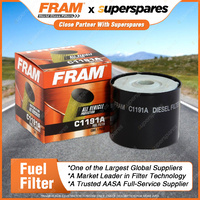 Fram Fuel Filter for Audi 80 B2 4CYL 100 C2 5CYL 1.6 2.0 Turbo Diesel Ref R2132P