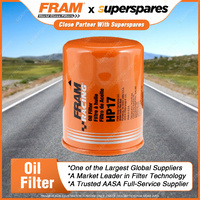 1 Piece Fram Racing Oil Filter for Chrysler SEBRING 2.4L Petrol Refer Z411