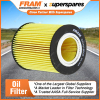 1 Piece Fram Oil Filter for Peugeot 407 Turbo Diesel Outer/Can Diameter 78mm