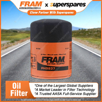 1 x Fram Oil Filter - PH9837 Refer Z688 Height 103mm Outer/Can Diameter 76mm