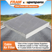 1 Piece Fram Cabin Air Filter - CFA11643 Height 30mm Length 254mm Width 235mm