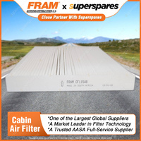 1 Piece Fram Cabin Air Filter - CF11548 Height 30mm Length 233mm Width 215mm