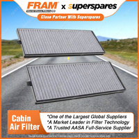 1 Piece Fram Cabin Air Filter - CF10245 Height 12mm Length 256mm Width 99mm
