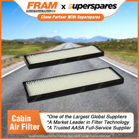 1 Piece Fram Cabin Air Filter - CF10933-2 Height 20mm Length 288mm Width 82mm