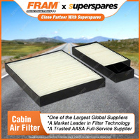 1 Piece Fram Cabin Air Filter - CF11428-2 Height 20mm Length 190mm Width 146mm