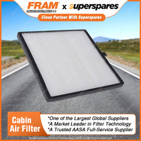1 Piece Fram Cabin Air Filter - CF10627 Height 12mm Length 183mm Width 185mm