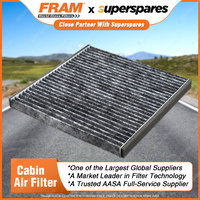 1 Piece Fram Cabin Air Filter - CF10157 Height 20mm Length 225mm Width 218mm